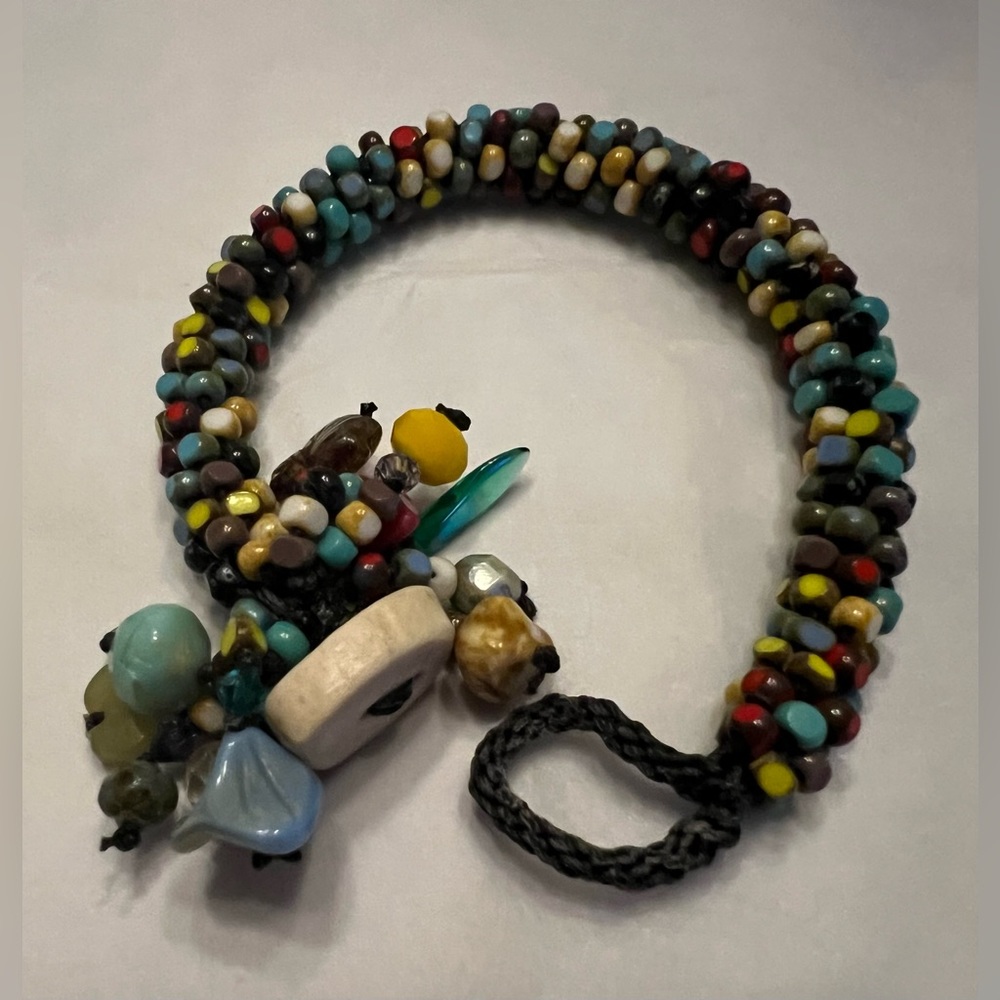 Kumihimo bracelet 7”